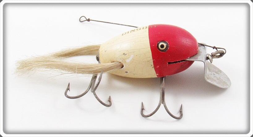 Vintage Creek Chub Red Head White Dingbat Lure In Box 5102 For