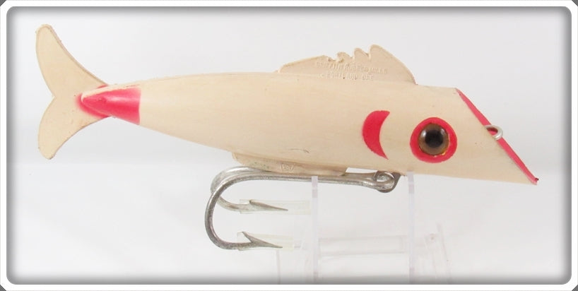Vintage Troller Tackle Co Red Gill Pirate Salmon Plug Lure In Box