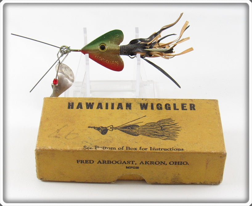 Arbogast Rainbow Hawaiian Wiggler Lure In Picture Box For Sale