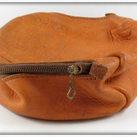 The Garcia Corp Leather Fly Fishing Reel Bag