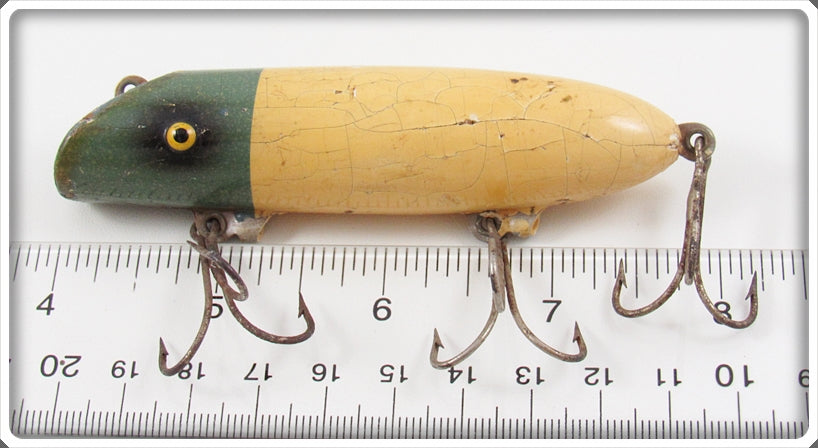 Vintage South Bend Special Order Blue Head White Better Bass Oreno Lure