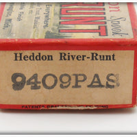 Heddon Allen Stripey River Runt Empty Box 9409PAS
