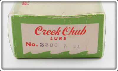 Vintage Creek Chub Striper Husky Pikie Empty Box 2300 W ST