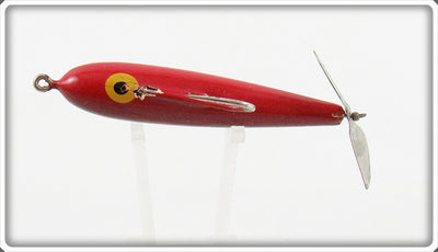 Vintage Shur Luk Red Fly Rod Minnow Lure