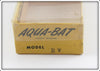 F.S. Burroughs Aqua Bat In RW Box With Aqua Tabs