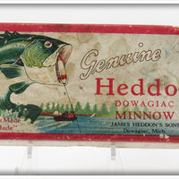 Vintage Heddon Shiner Scale Baby Gamefisher Empty Box 5409P