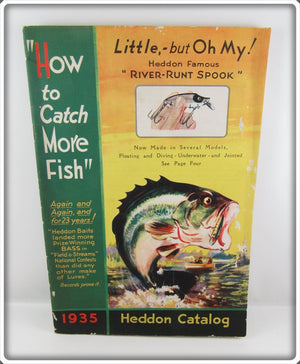 Vintage 1935 Heddon How To Catch More Fish Catalog