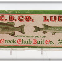 Creek Chub Frog Finish Weed Bug In End Label Box 2819