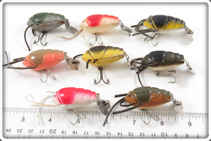 Vintage Creek Chub Cray Z Fish Lot Of Eight Lures For Sale