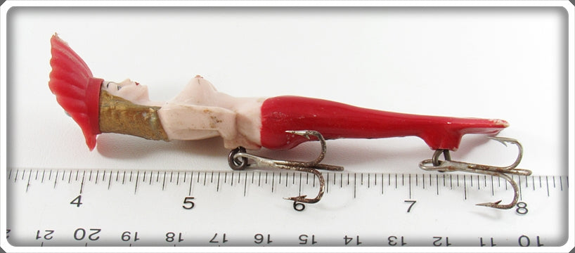 Vintage Lloyd's Inc Red Mermaid Queen Lure For Sale