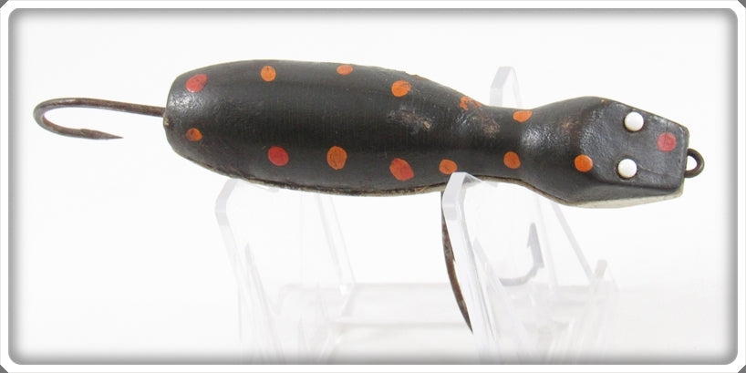 Barr Royer's Black With Spots Mud Puppy Salamander Lure For Sale