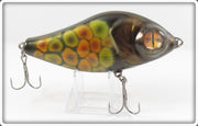 B.E. Black With Spots Contemporary Large Musky Lure