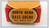 South Bend Fire Orange Bass Oreno Empty Box G973 FO