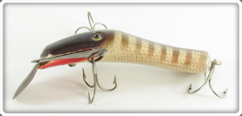 fish hawk fishing lures Vintage AWS Tackle A. W. Saarimaa Brown Pike Fish Hawk Lure For Sale