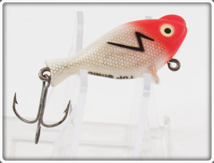 Vintage Heddon Red Head White Top Sonic Lure For Sale