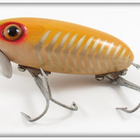 Arbogast Yellow Silver Ribs White Belly 5/8 Oz Jitterbug