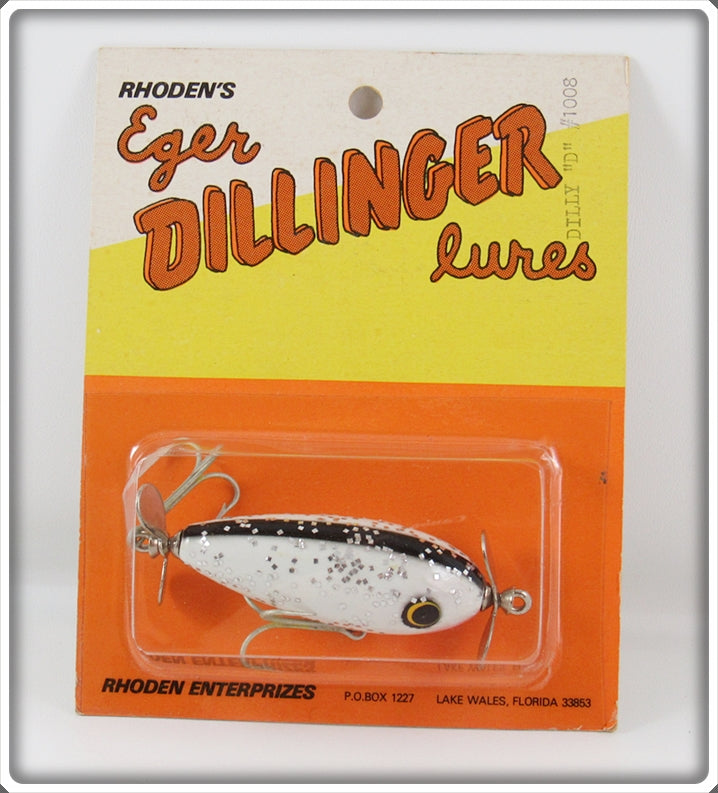 Rhoden Enterprises Eger Dillinger Dilly D Lure On Card For Sale