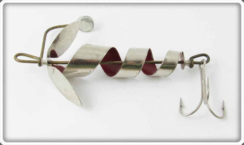 biff like fishing lure Vintage Biff Bait Co Muskey Large Spiral Spinner Lure For Sale