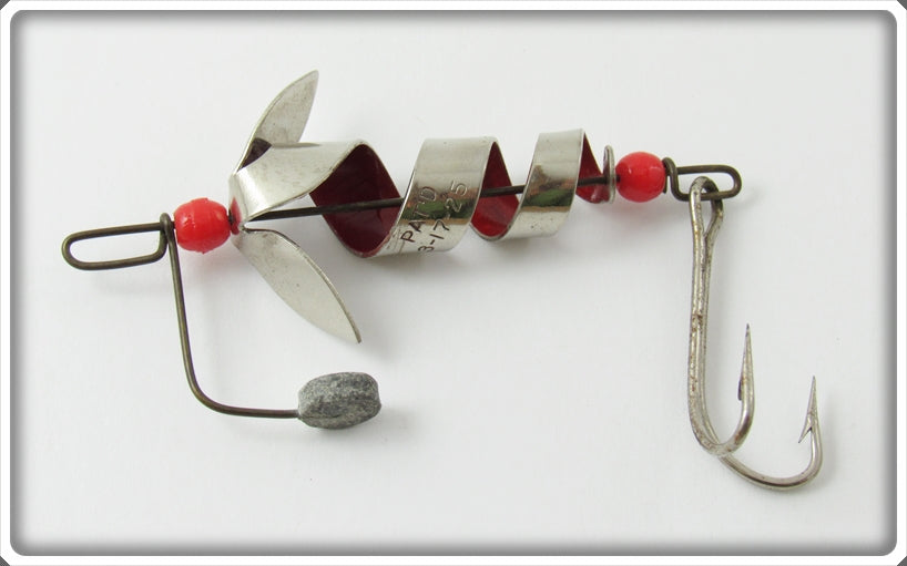 biff like fishing lure Vintage Bait Co Pikey Spiral Spinner In Box For Sale Kenders T Biff Surface Wobbler Lure