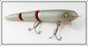 Weller Silver & Red Jointed Minnow