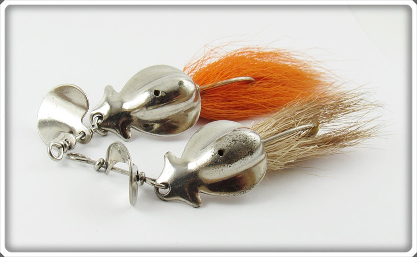 Vintage Al Foss Mouse Lure Pair For Sale
