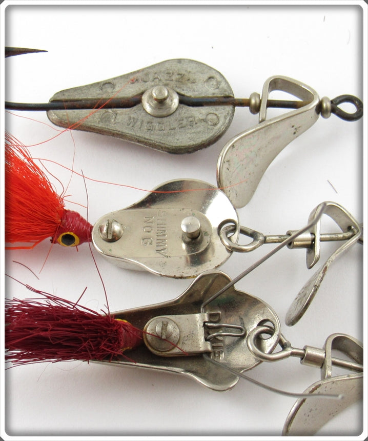 Al Foss Jazz Wiggler, Shimmy & Dixie Lot Of Three Lures For Sale | Tough Lures Al Foss Jazz Wiggler, Shimmy & Dixie Lot Of Three Lures For Sale | Tough Lures