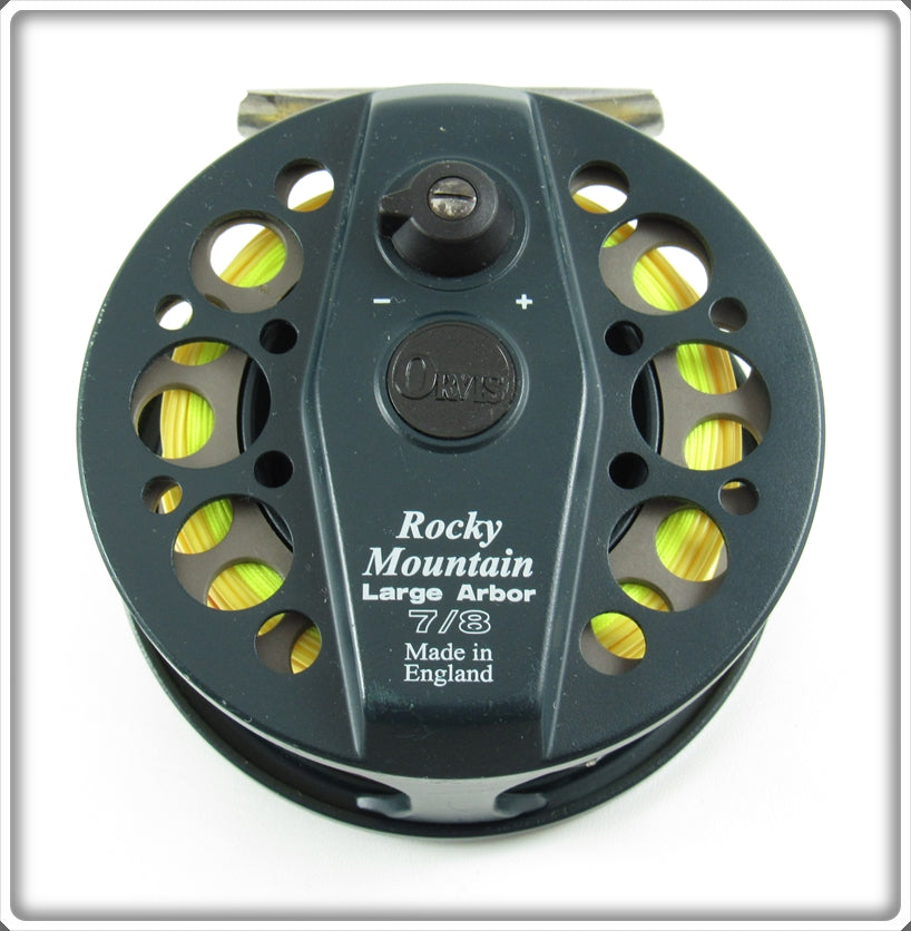 Orvis Rocky Mountain Large Arbor 7/8 Fly Reel With Bag For Sale