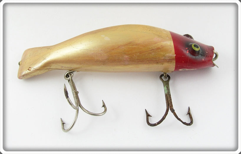 bullhead fishing hook and lures Vintage Paw Paw Pearl Red Head Bullhead Lure 3505 In Box For Sale