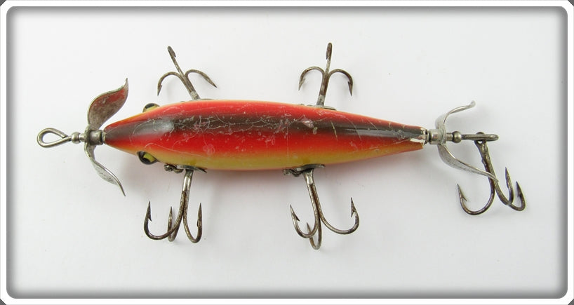 150 year fishing hooks Vintage Heddon Rainbow 150 Five Hook Minnow Lure 151 For Sale