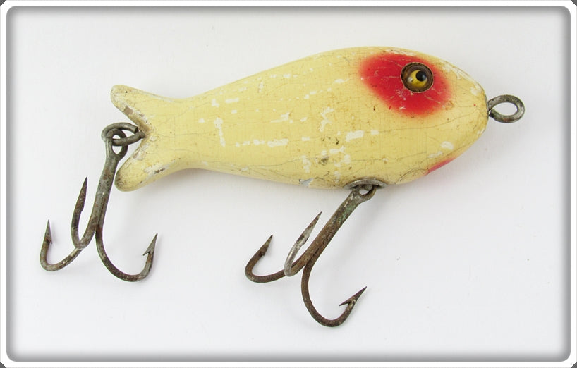 Vintage Shakespeare White Red Eye Saltwater Special Lure For Sale