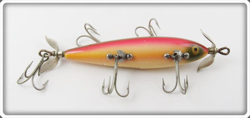Vintage Heddon Rainbow 150 RB Five Hook Minnow Lure In Box For Sale