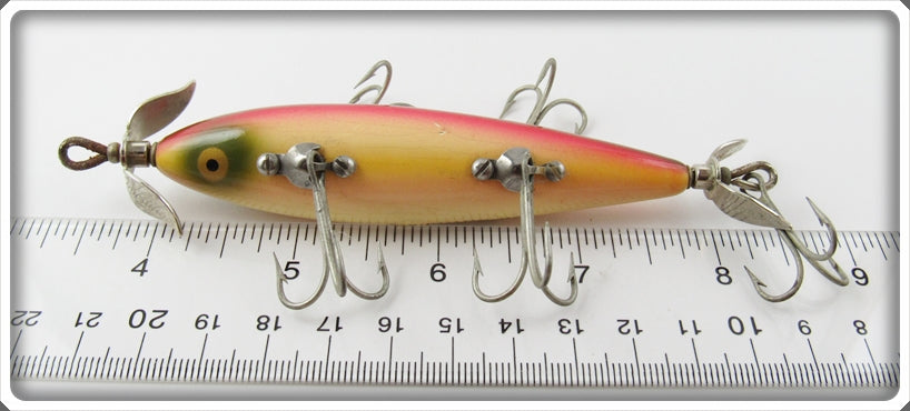 150 year fishing hooks Vintage Heddon Rainbow 150 RB Five Hook Minnow Lure In Box For Sale