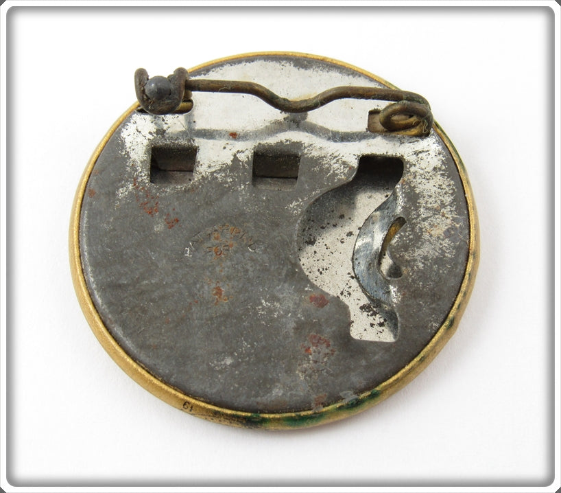 Vintage 1932 Pennsylvania Resident Fishing License Pin For Sale