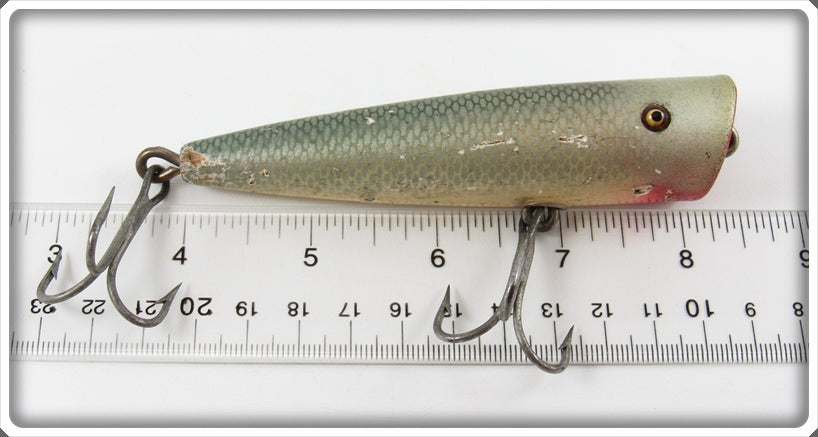 chug n spit fishing lure Vintage Creek Chub Mullet Snook Plunker Lure 7107 For Sale