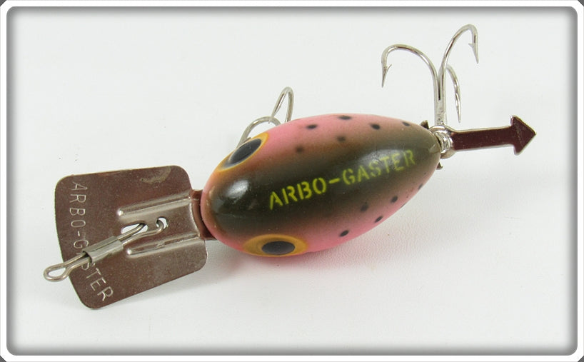 arbo-gaster fishing lure Vintage Fred Arbogast Rainbow Trout Arbo-Gaster Lure For Sale