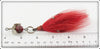 South Bend Red Jersey Bucktail Spinner With Bing Hook