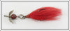 South Bend Red Jersey Bucktail Spinner With Bing Hook