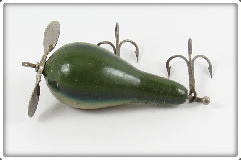 Vintage Shakespeare Blended Green Back With Glitter Waukazoo Lure