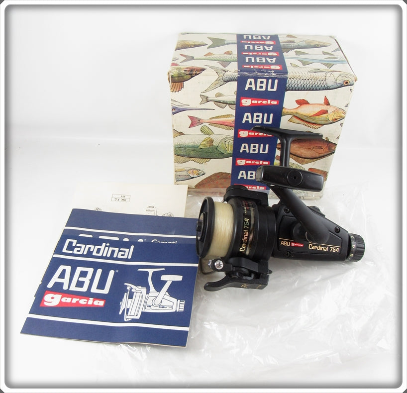 Abu Garcia Cardinal 754 Spinning Reel In Box For Sale