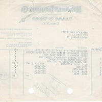 1940 Horrocks Ibbotson Rod & Reel Repair Invoice