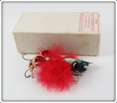 Vintage A & H Products Red Adamson Multi-Use Fish Lure In Box 