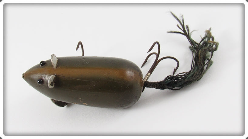 creek chub mouse fishing lure Vintage Creek Chub Natural Mouse Lucky Mouse Lure 3600 For Sale