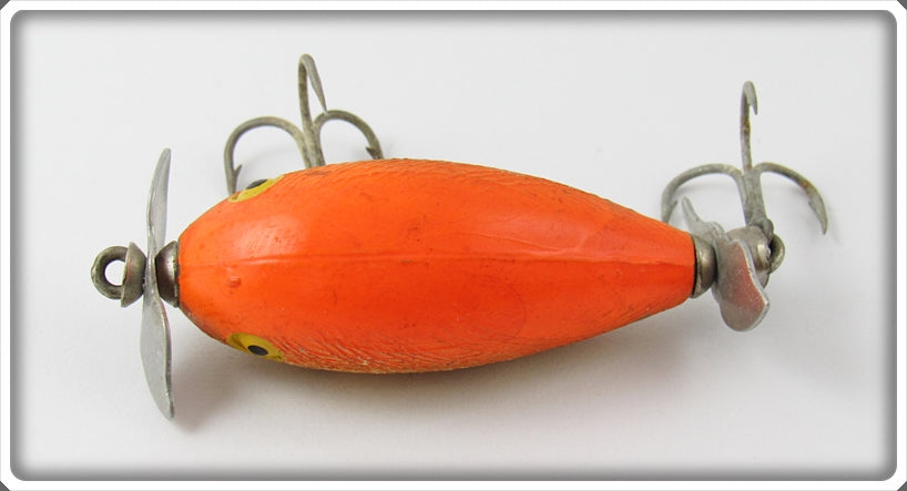 antique rebel fishing lures Vintage Rebel Gold Orange Spin Back Lure For Sale