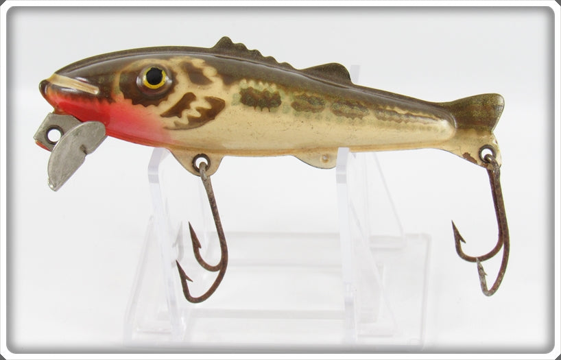 bass tactics lure mfg Vintage Outing Mfg Co Largemouth Bass Bassy Getum Lure In Box For Sale