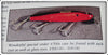 Creek Chub Special Red & Black With Glitter Pikie