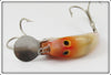 Uniline Mfg Corp Red Pastel Gold Ribs Spinno Minno
