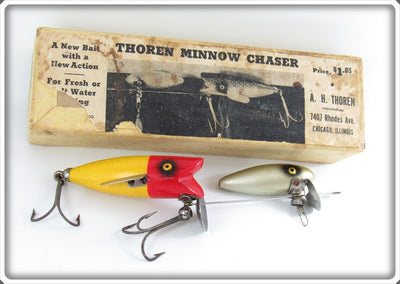 Vintage A. H. Thoren Mfg Thoren's Minnow Chaser Lure In Box