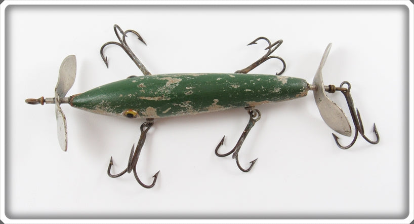 early fishing lures.com Vintage Pflueger Enterprise Early Wizard Wooden Minnow Lure For Sale
