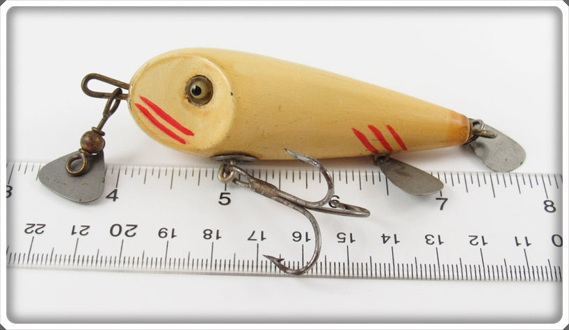 Vintage Donaly Red Fin Minnow Lure For Sale