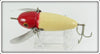 Heddon Red Head White Musky Crazy Crawler In Box